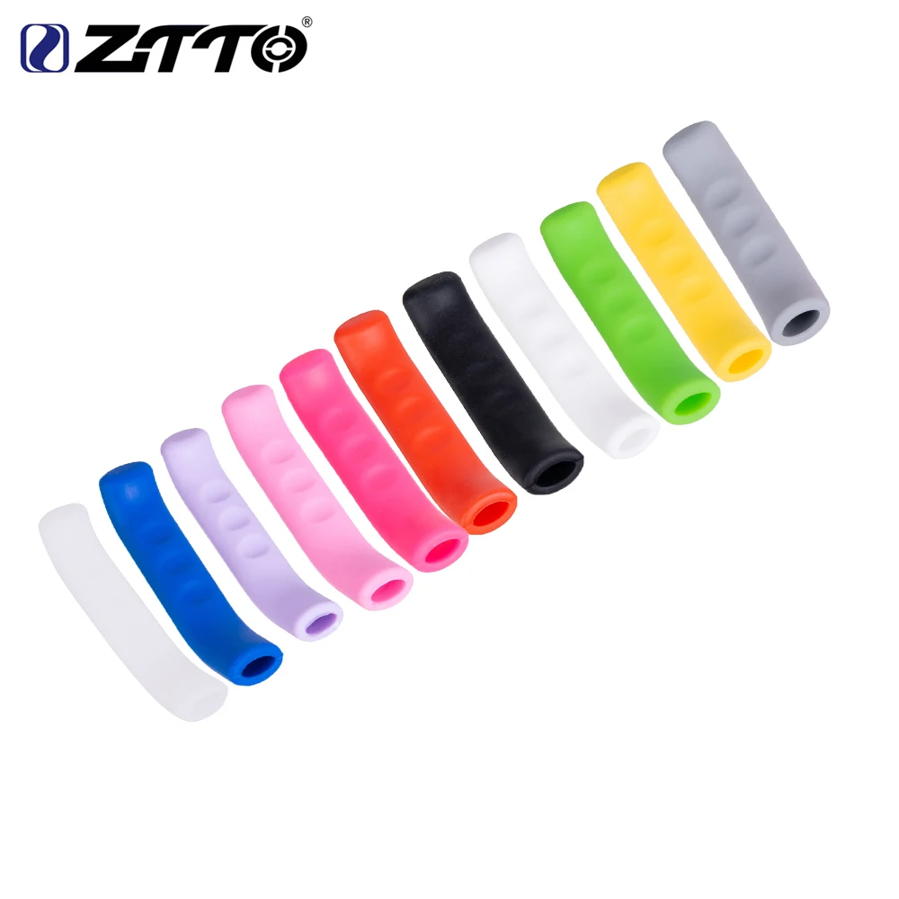ZTTO Bicycle Brake Handle Cover Non-slip Silicone Cover Bike Brake Lever Protector Covers Removable MTB Bike Fixed Gear Sleeves