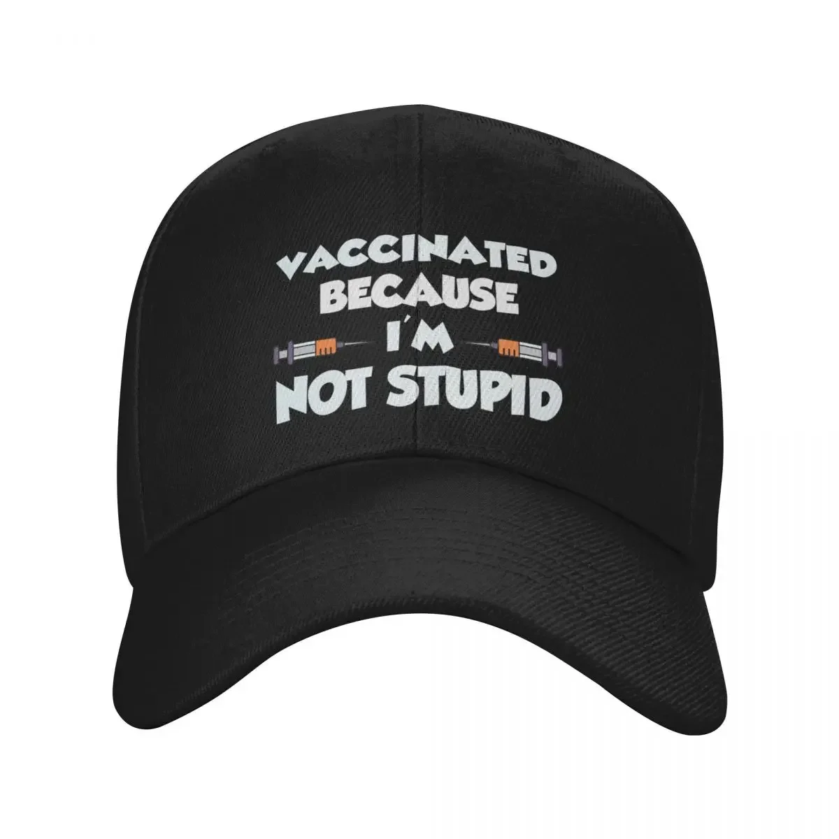 

Vaccination Awareness Vaccinated Saying Baseball Cap hats on offer beach hat Thermal Visor Luxury Man Hat Men's Hats Women's