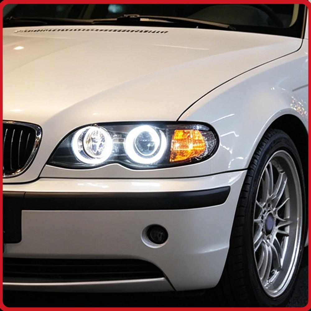 For BMW 3 Series E46 2001-2004 Car Headlights Assembly Upgrade LED Accessories,,High Quality,Plug and Play,Flashing Turn Light