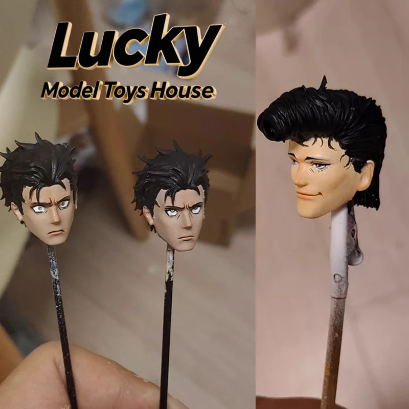 

Модель головы аниме-персонажа 1/12 Рю Ишигори Хироми Хигурума, раскрашенная, аксессуар для 6-дюймовых фигурок Romankey Vtoys Windtoys