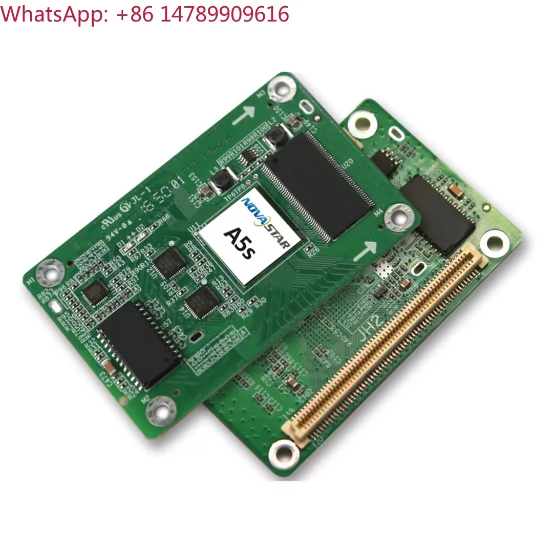 LEDNovastar A5s Mini Full Color Display Receiver Card 320x256pixel Resolution LCD Video Advertising Touch Function SDK ODM