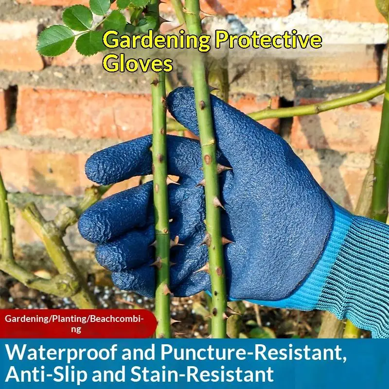 Anti Puncture Garden Gloves Anti Stab Waterproof for Florists Yard Pruning Weeding Flower Arranging Activities