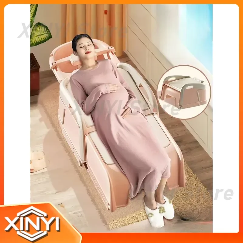 Folding Shampoo Chair for Recliner Pregnant Women Children Home Hair Washing Shower Sink Adult Cama De Champu Furniture