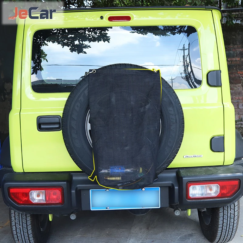 Universal Car Tailgate Replacement Tire Storage Bag Portable Tool Organizer Bags For Jeep Wrangler BJ40/BJ40L/BJ40Plus/Jimny