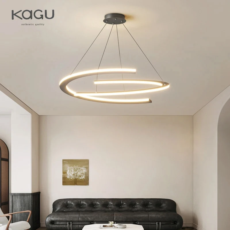 Modern Chandelier For Living Room Minimalist Atmosphere Main Lamp Light Luxury Nordic Simple Restaurant Ceiling Pendant Lamp