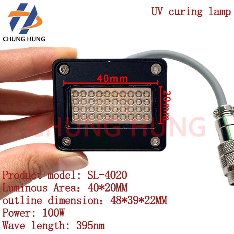 

UVLED UV curing lamp is suitable for various flatbed printers printing machines UV curing lamps Jin Gu Tian Mai Chuang UV curing