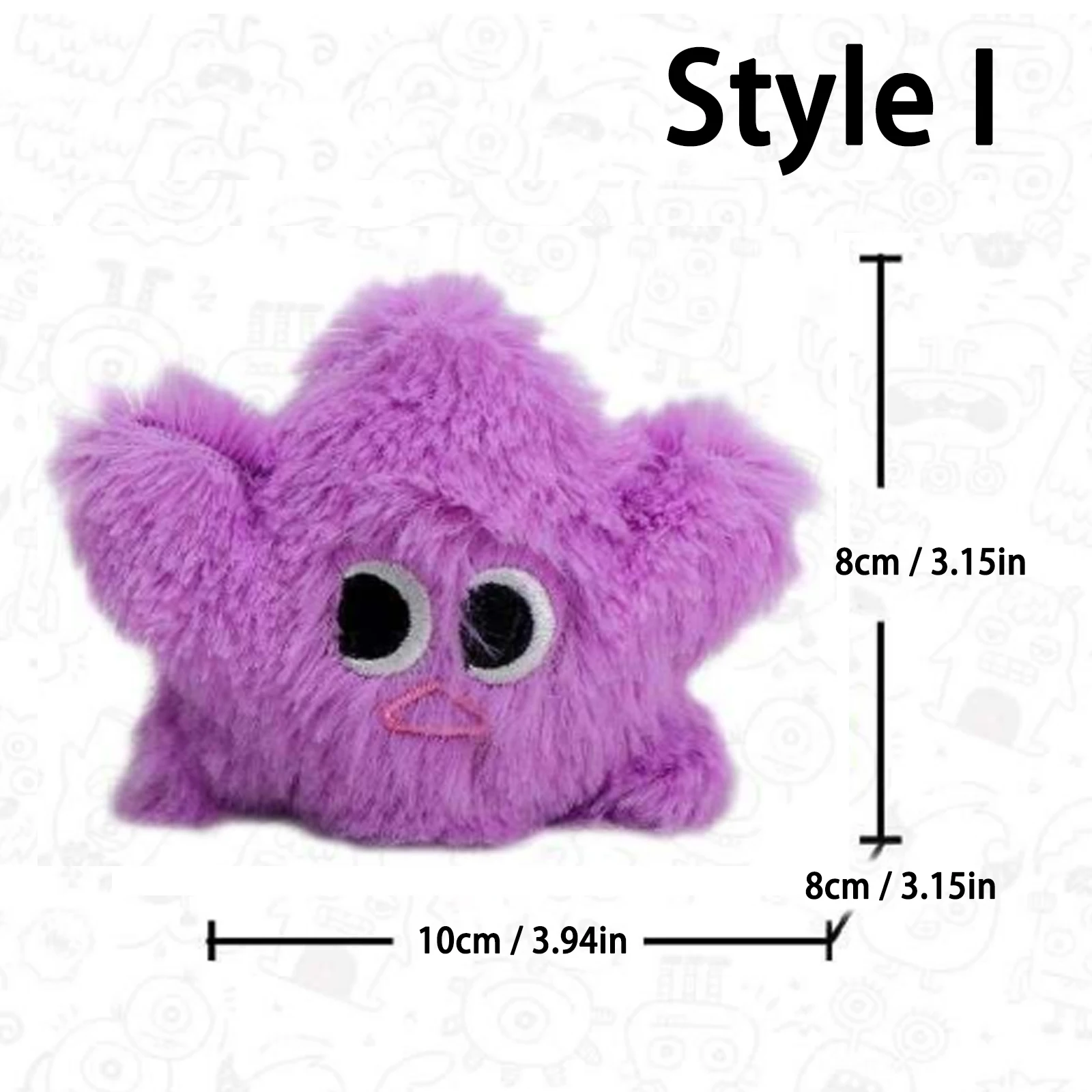 Petits animaux mignons d'Halloween, dinosaures, enfants en peluche, ventilation de puzzle, décompression, pincement, pincer le fête de vigne,