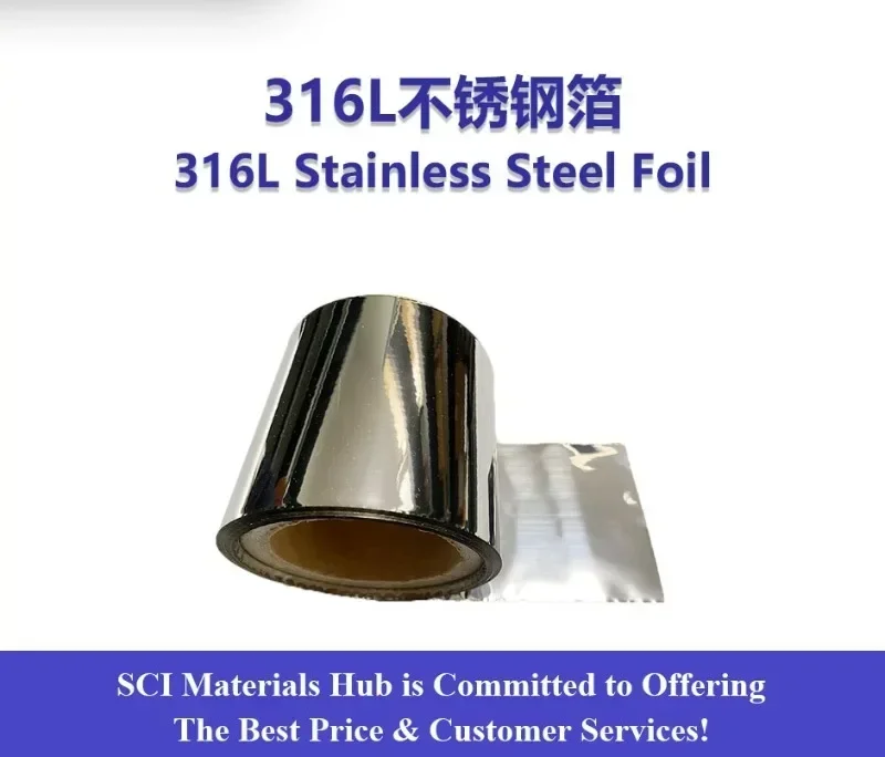 304 316L stainless steel foil stainless steel mesh/zinc foil/molybdenum foil/aluminum foil/magnesium foil/calcium foil