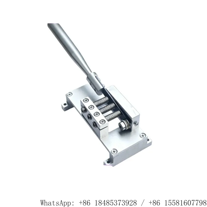 New heat shrinkable tube rubber strip positioning cutter