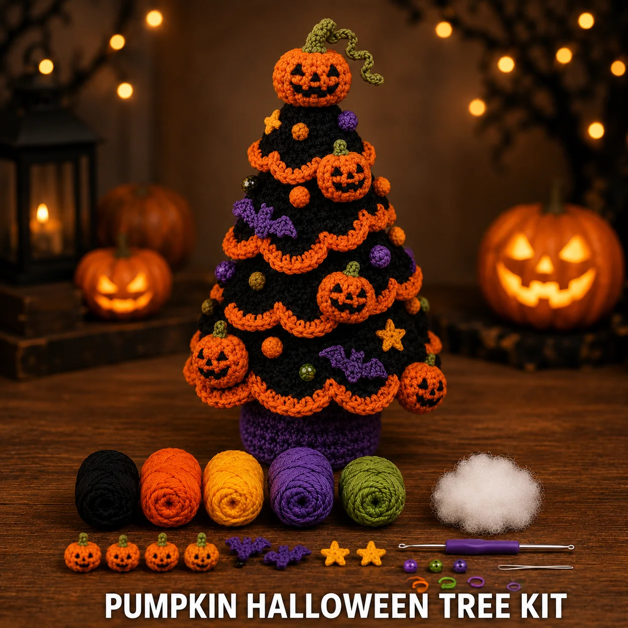 DIY Halloween Crochet Kit for - Yarn Home Decor ulasan dan harga