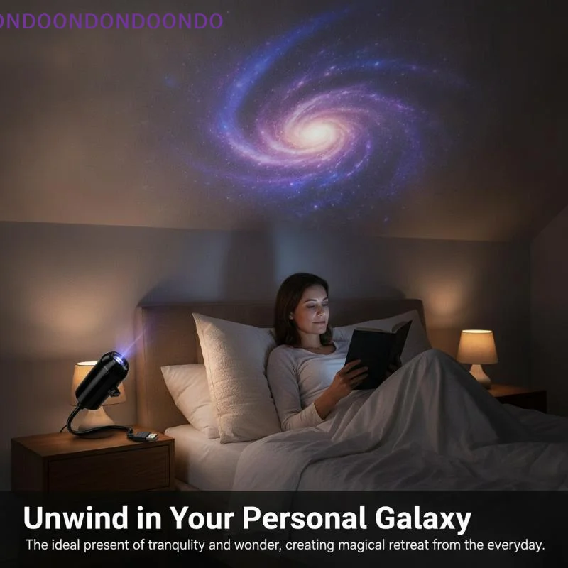 Starry Sky Ambient Projection Lamp USB Plug In 1 Set Planet Pattern Light for Holiday Party Bedroom Decor