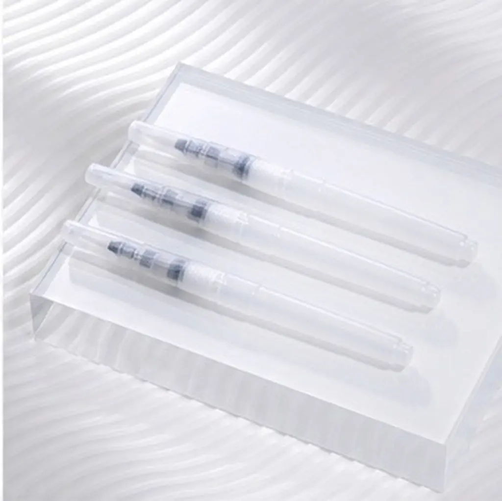 4Pcs Watercolor Painting Brush Set Easy Flow Control for Smooth Blending Ink Application Drawing