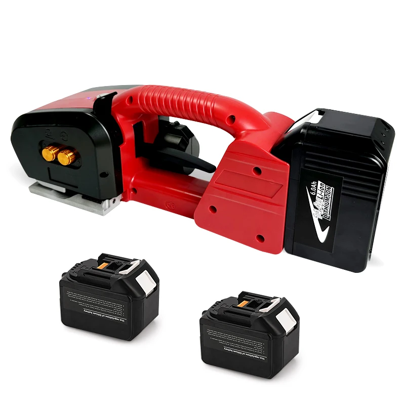 

Wallepac Battery Strapping Machine PET Belt 16mm Width Carton Boxes Portable Handheld Strapping Packaging Binding Tool Price