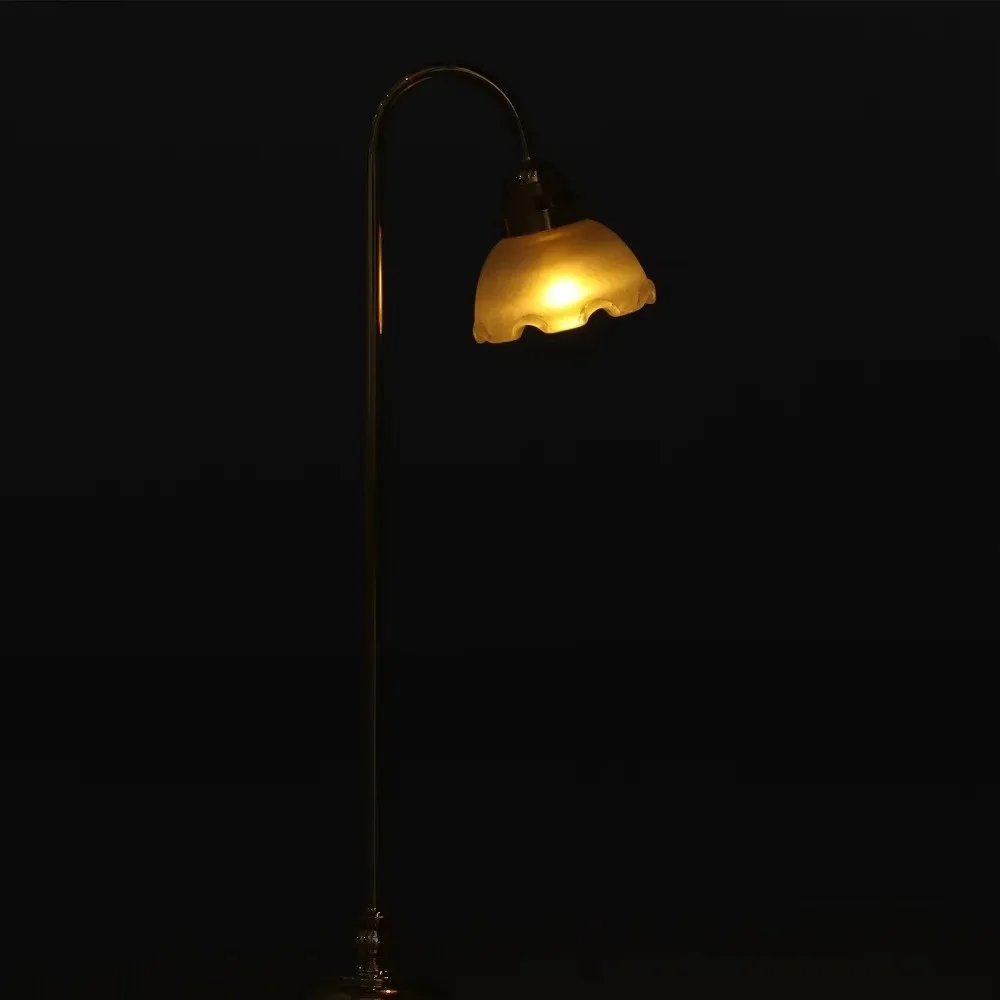 Vintage 1/12 Scale Dollhouse Floor Lamp Miniature Design Tabletop Decor Miniature Floor Lamp Dollhouse Accessory For Dollhouse