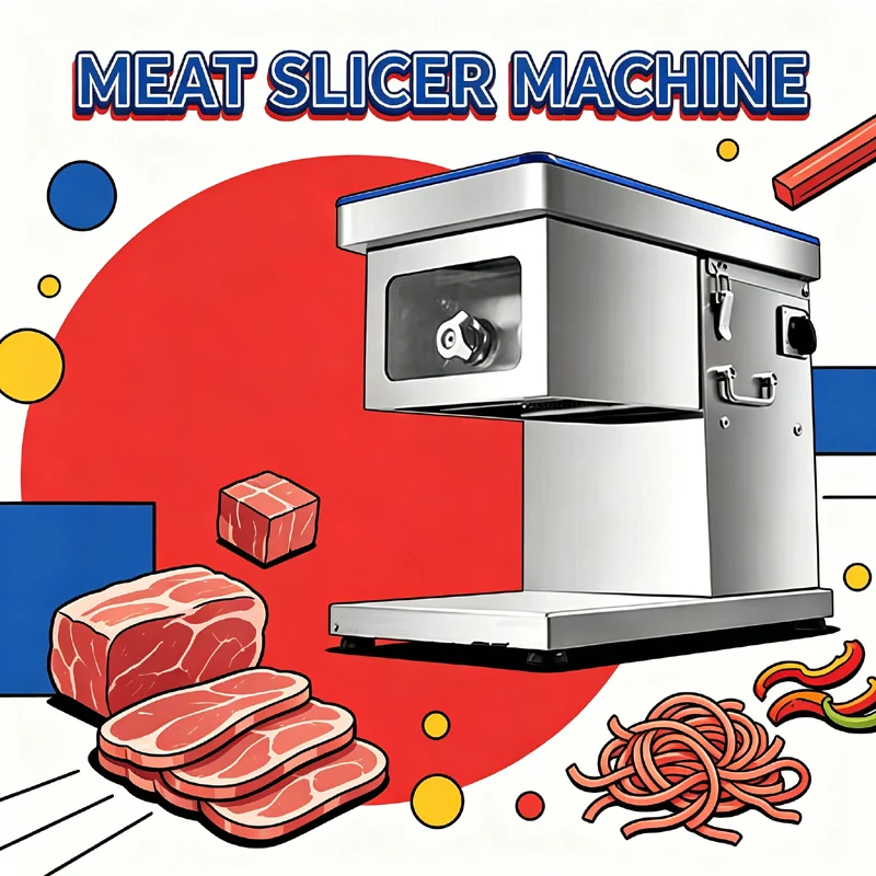 High-Quality kitchen Meat Slicer Commercial Electric Slicer Slicing Dicing Meat Processing Machine
