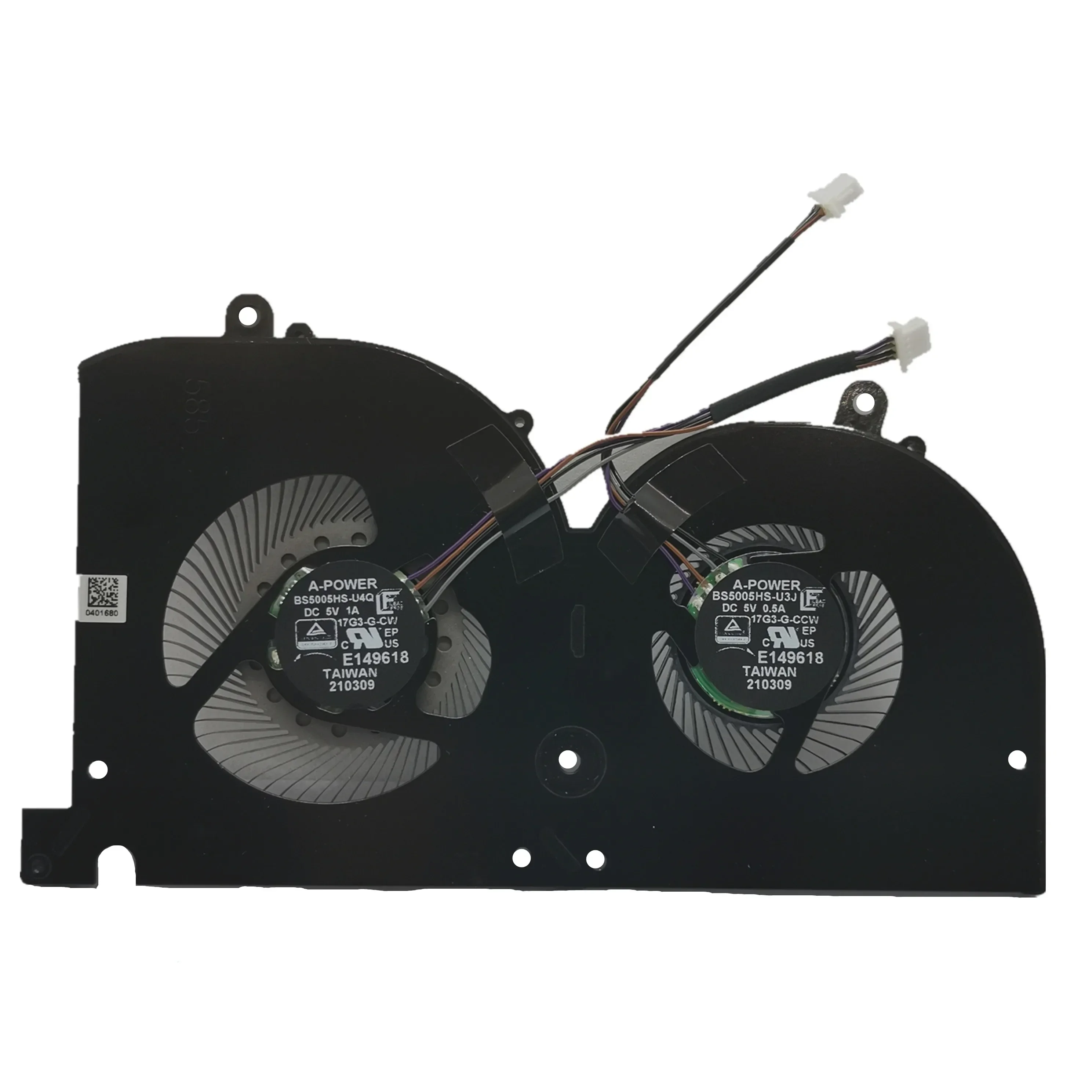 Подходит для MSI A-POWER BS5005HS-U3I для MSI GS75 GP75 MS-17G1 MS-17G2 Вентиляторы охлаждения процессора и графического процессора