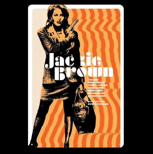Jackie Brown Quentin Tarantino Film-Metallposter, Blechschild, Plakette