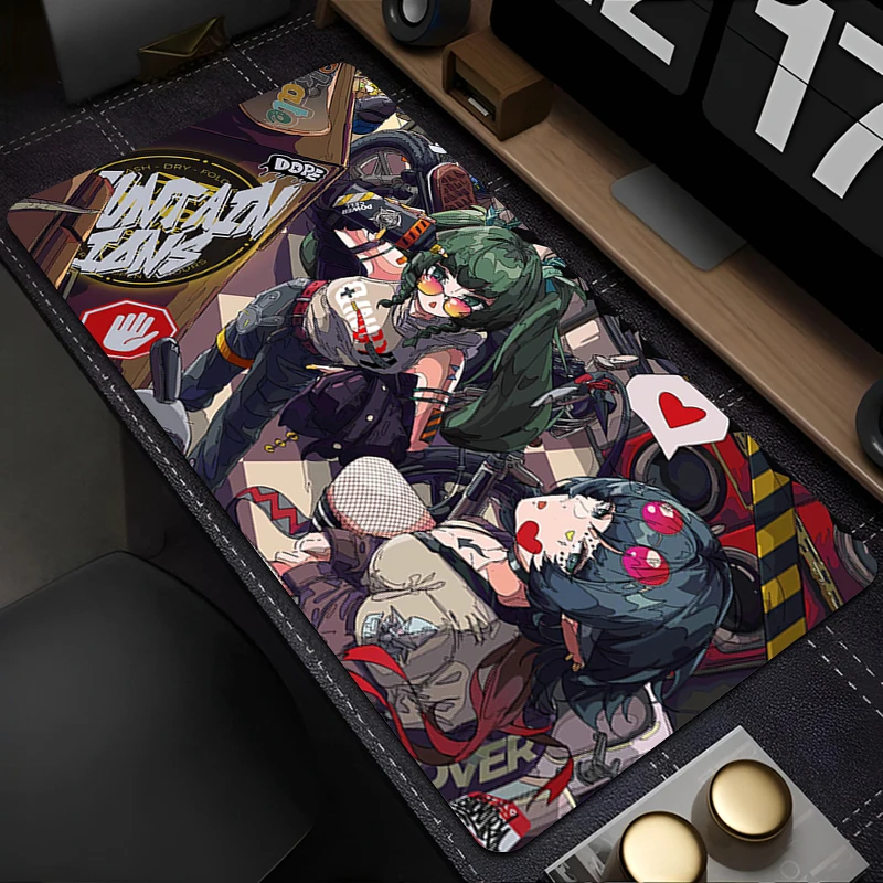 

Mousepad Anime Mouse Pad Gaming Accessories Office Keyboard Pad Large Desk Mat Z-zenless Zone Zero Qingyi PC Rubber Extended Pad