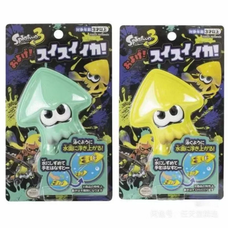 Splatoon3 Water Swimming Toy Wuwu Zhangzhang Game Anime Figure Model Children\'s Birthday Gift