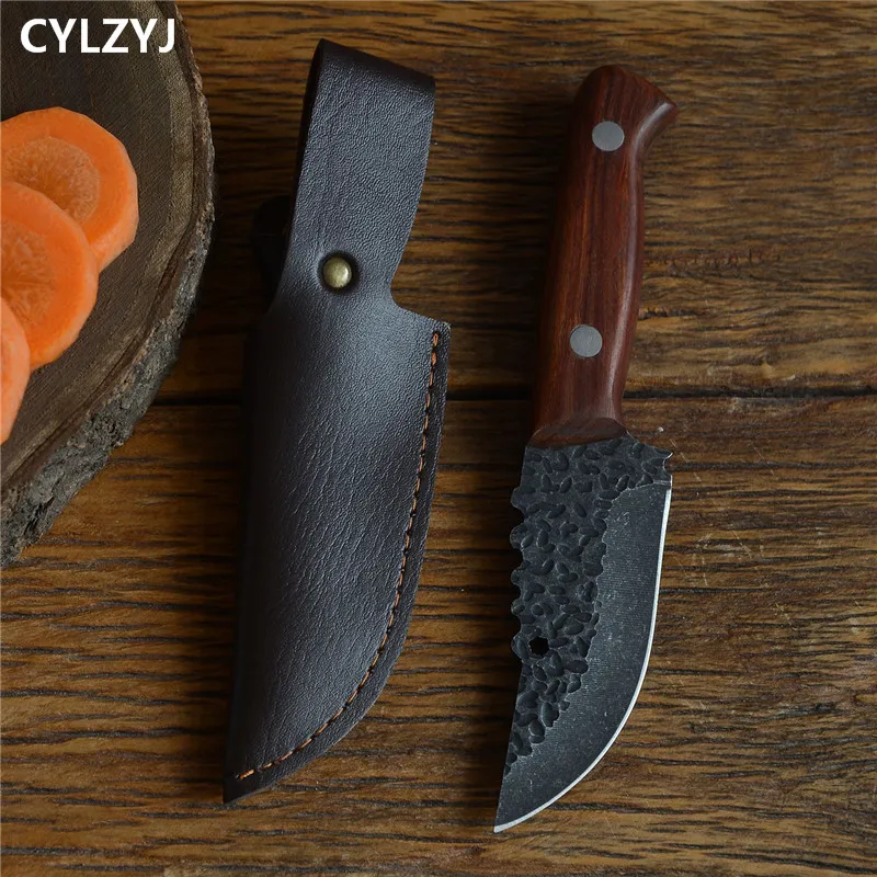 Handmade Forged Stainless Steel Kitchen Knife Knife Boning Knifes Fruit Knife Meat Cleaver Butcher Knife Cooking Knives BBQ