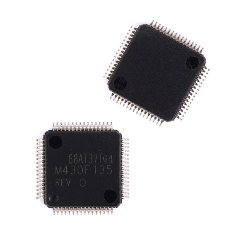شريحة MSP430F135IPMR LQFP-64 الأصلية الأصلية، وحدة تحكم دقيقة 16 بت، 8 ميجا هرتز، شريحة جديدة 100%