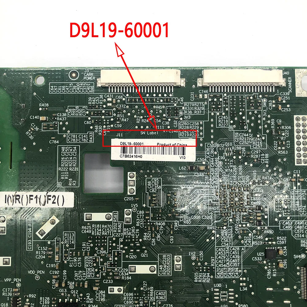 Formatter-placa base Rev B D9L19-80004, compatible con HP OfficeJet Pro 8720, D9L19-60001