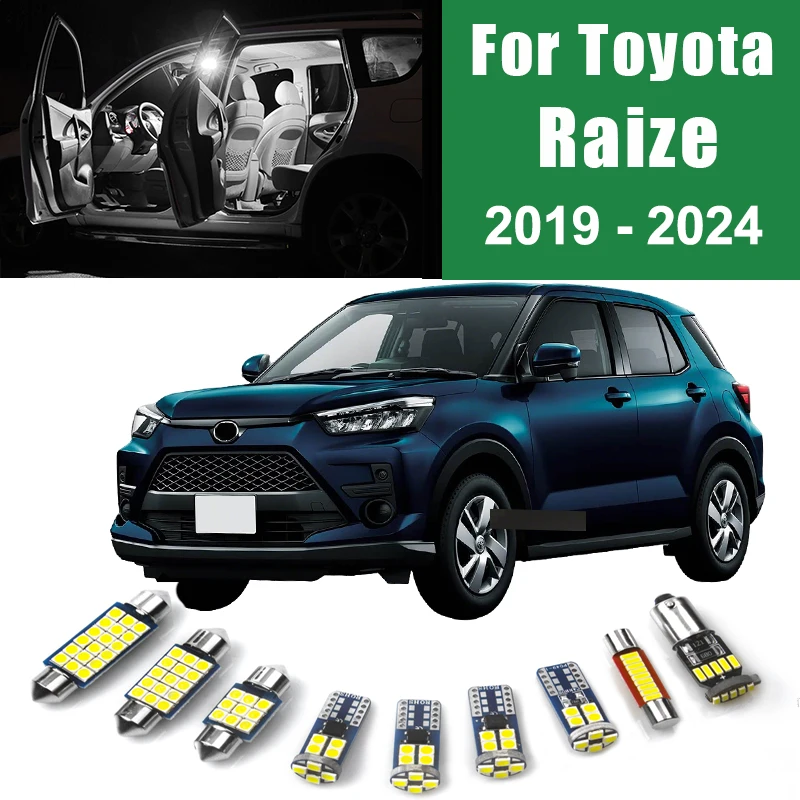 

Светодиодные лампы для салона автомобиля, подсветка зеркала, аксессуары для Toyota Raize Daihatsu Rocky A200 2019-2024