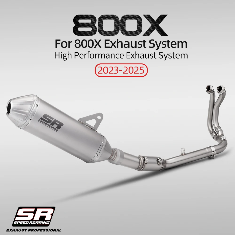 

Подходит для мотоциклов 800X ADV-800X: высокопроизводительная выхлопная система, комплект глушителя, 2023-2025 гг.