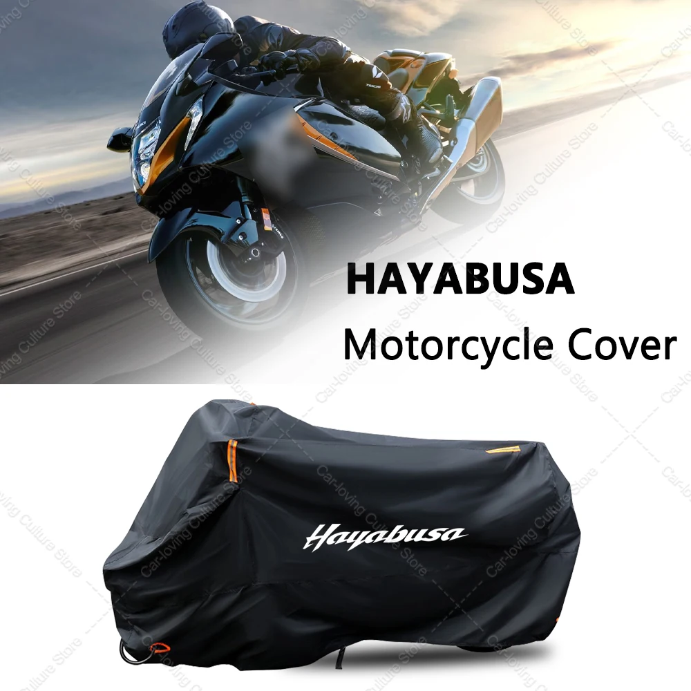 

Для HAUABUSA аксессуары для мотоциклов, чехол для мотоцикла на все сезоны, уличные дождевые пылезащитные чехлы с УФ-защитой (295*110*140)