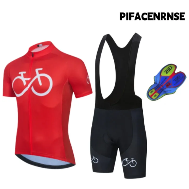 Novo Conjunto de Jersey de Ciclismo de Manga Curta para o Verão, Roupas Respiráveis para MTB, Uniforme de Ciclismo