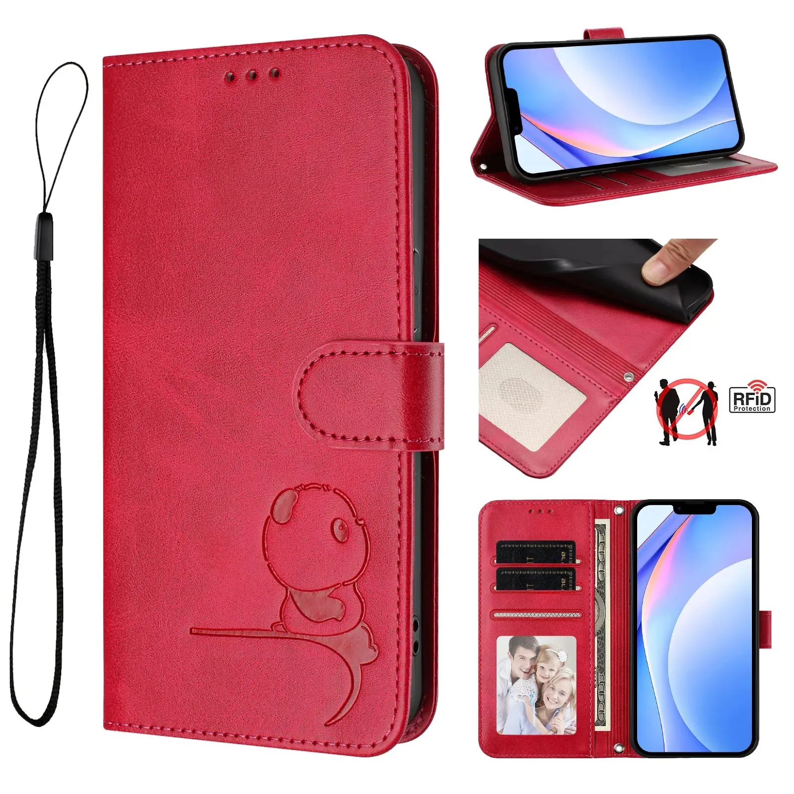 

Shockproof Wallet Card Framework Cover Magnetic Flip Leather Phone Case For Oppo A53 S A32 A52 A76 A38 A36 A18 A17 A16 4G 5G A15