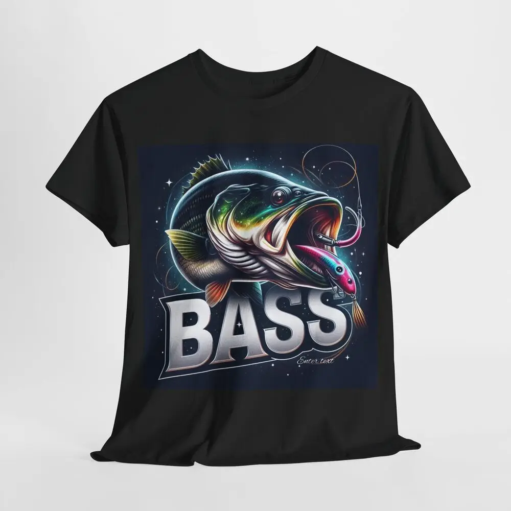 Men's Largemouth Bass Fish, Fishing Lure  Unisex T-shirts Luxury brand vintage oversized