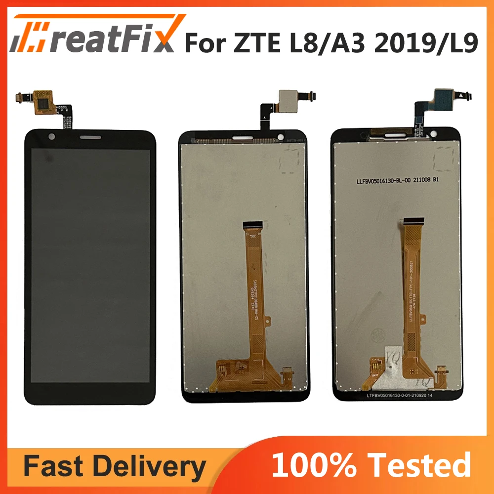 

5.0''For ZTE Blade A3 2019 LCD Touch Screen Panel Glass Display Digitizer Panel Glass Assembly Parts For ZTE Blade L8 L9 LCD