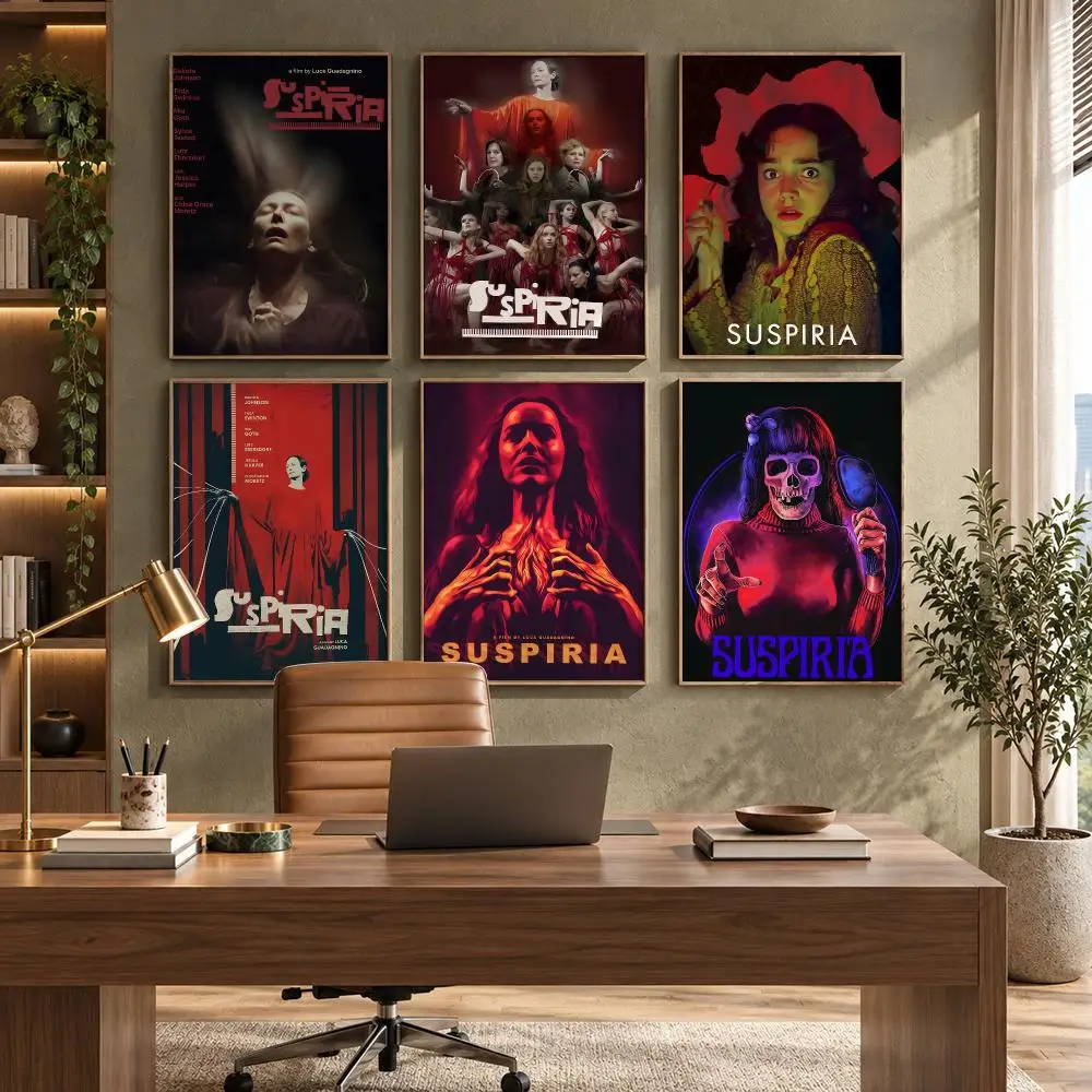 Movie Suspiria Poster HD Waterproof Wall Decal for Study, Living Room & Garage, Great Gift for Fans