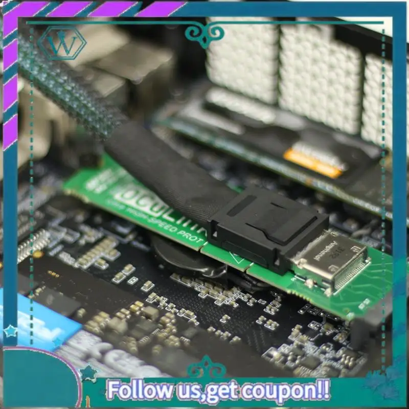 ترقية بطاقة الرسومات محطة إرساء بطاقة الفيديو محطة إرساء الكمبيوتر المحمول الوحش Oculink PCI-E 4.0X4 كمبيوتر محمول ل Oculink Interfa