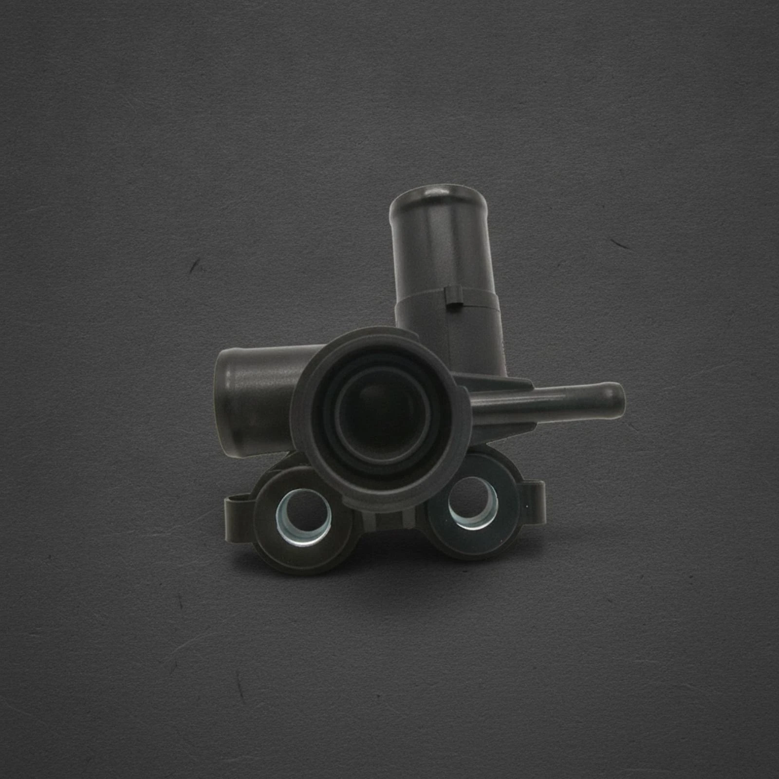 Coolant Outlet Thermostat Cover Black Thermostat Housing Cover Engine Water Outlet Housing Direct Replacement