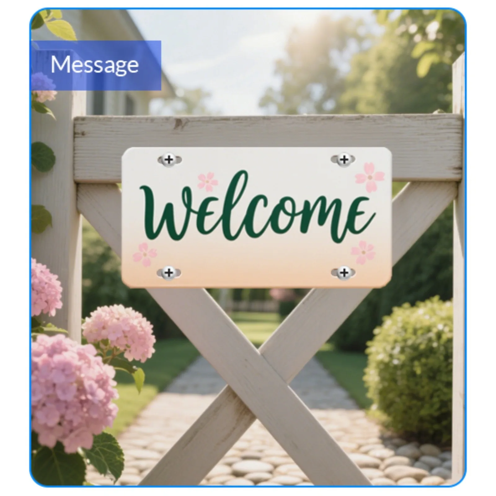 Custom License Plate Bring Your Own Photo Text Logo 4 Pre-Cut Holes Lightweight Auto Bar Cafe Wall Decor Only Indoor Outdoor