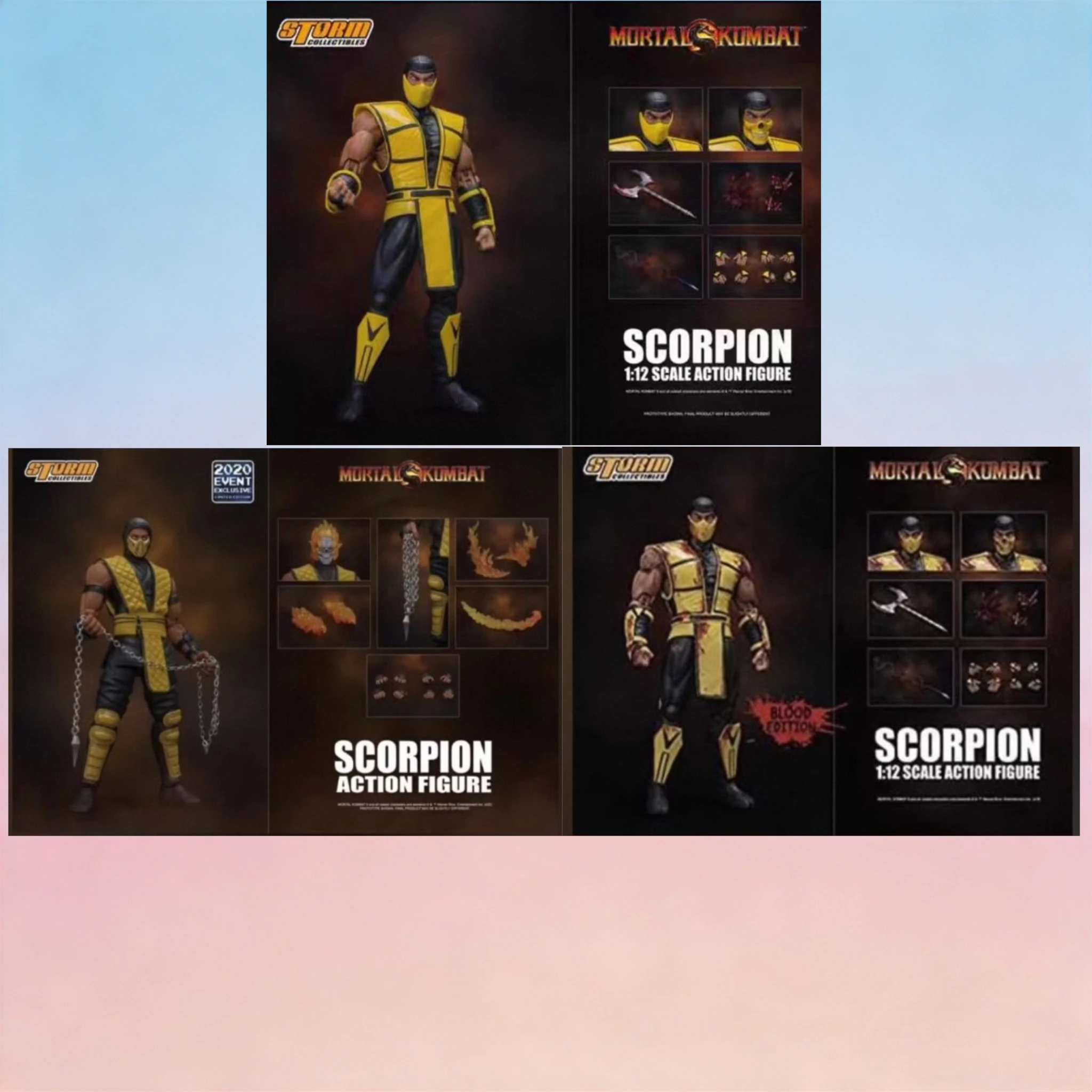 

В наличии: Коллекционная фигурка Storm Toys Mortal Kombat Scorpion Yellow Ninja, масштаб 1/12, подарок
