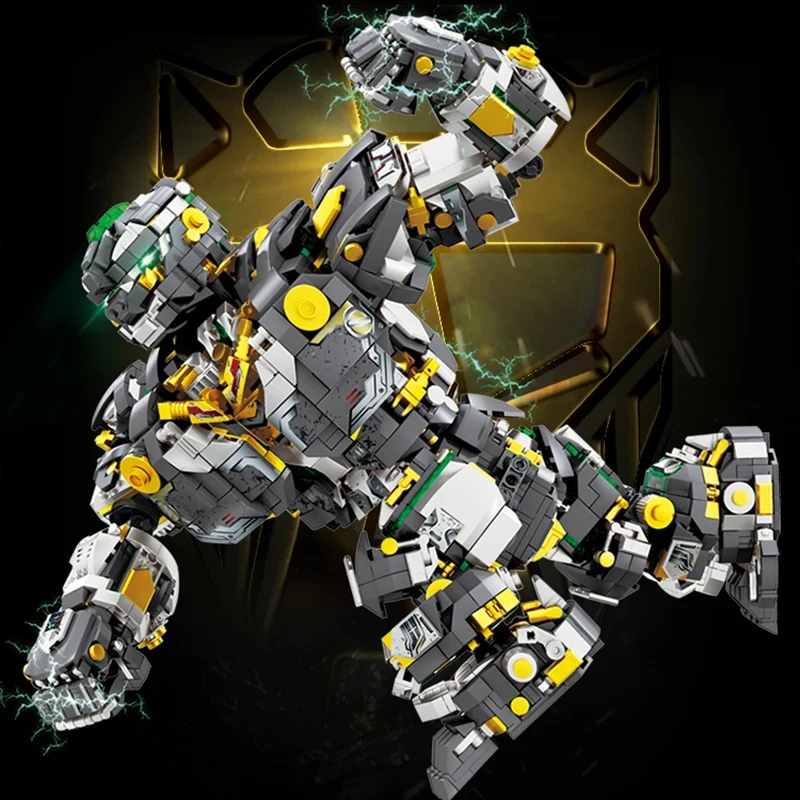 Forró 3122 db-os Primal Robot MOC építőkockák Tégla Oktatási Puzzle Játékok Óriás Ape Mecha Karácsonyi ajándékok Gyerekeknek Fiúknak