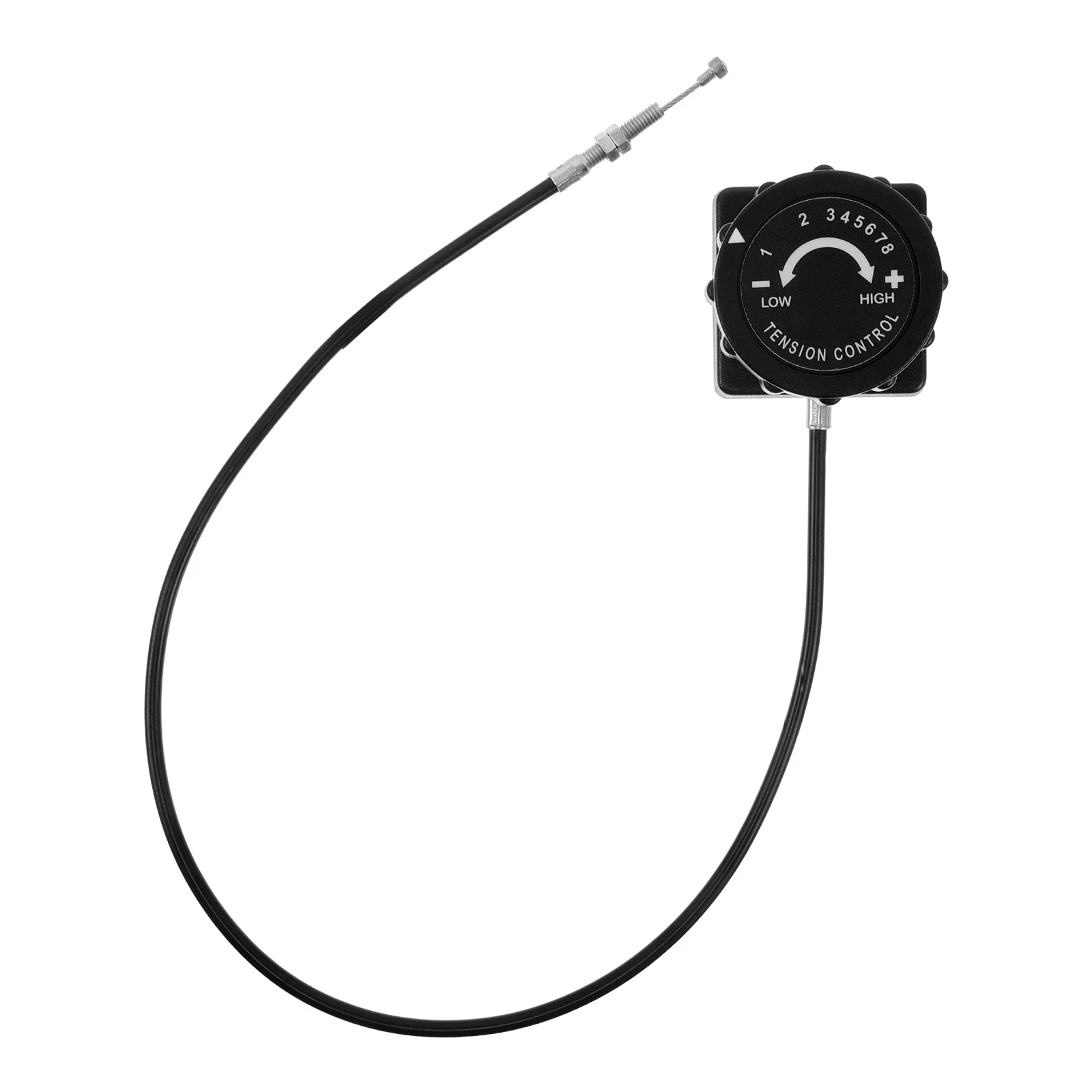 

Exercise Bike Tension Controller 8-Stage Resistance Micro-Adjuster 60Cm Cable Gym Calibration Dial Precision Fine-Tuning