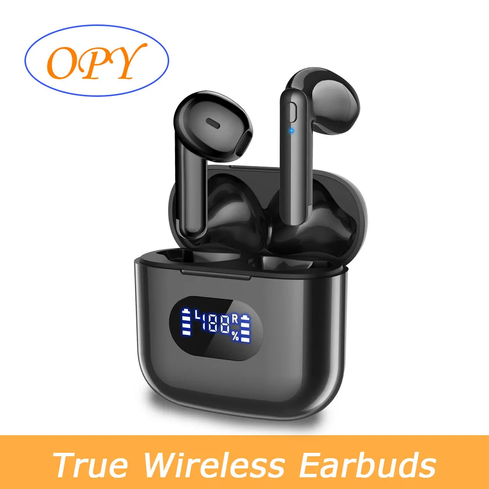 

100% Original Opy S8 Wireless Bluetooth Earbuds Hifi Music Earphone Listen 5-7H With Mic Headphones Sports Waterproof Headset