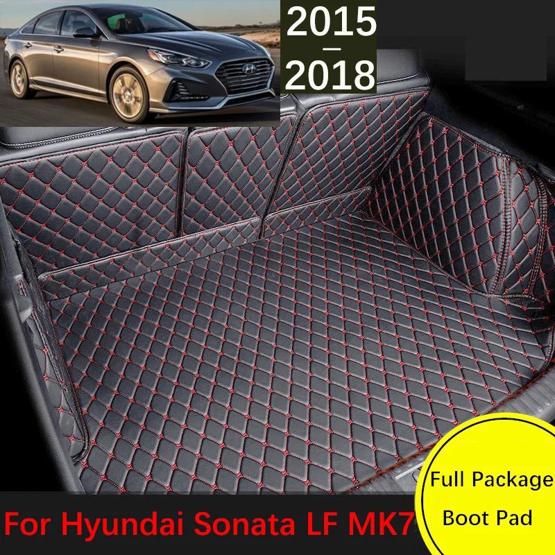 

Non-hybrid Trunk Mats For Hyundai Sonata LF MK7 2015 2016 2017 2018 Anti-dirty Car Trunk Storage Organizer Pad Car Accessories