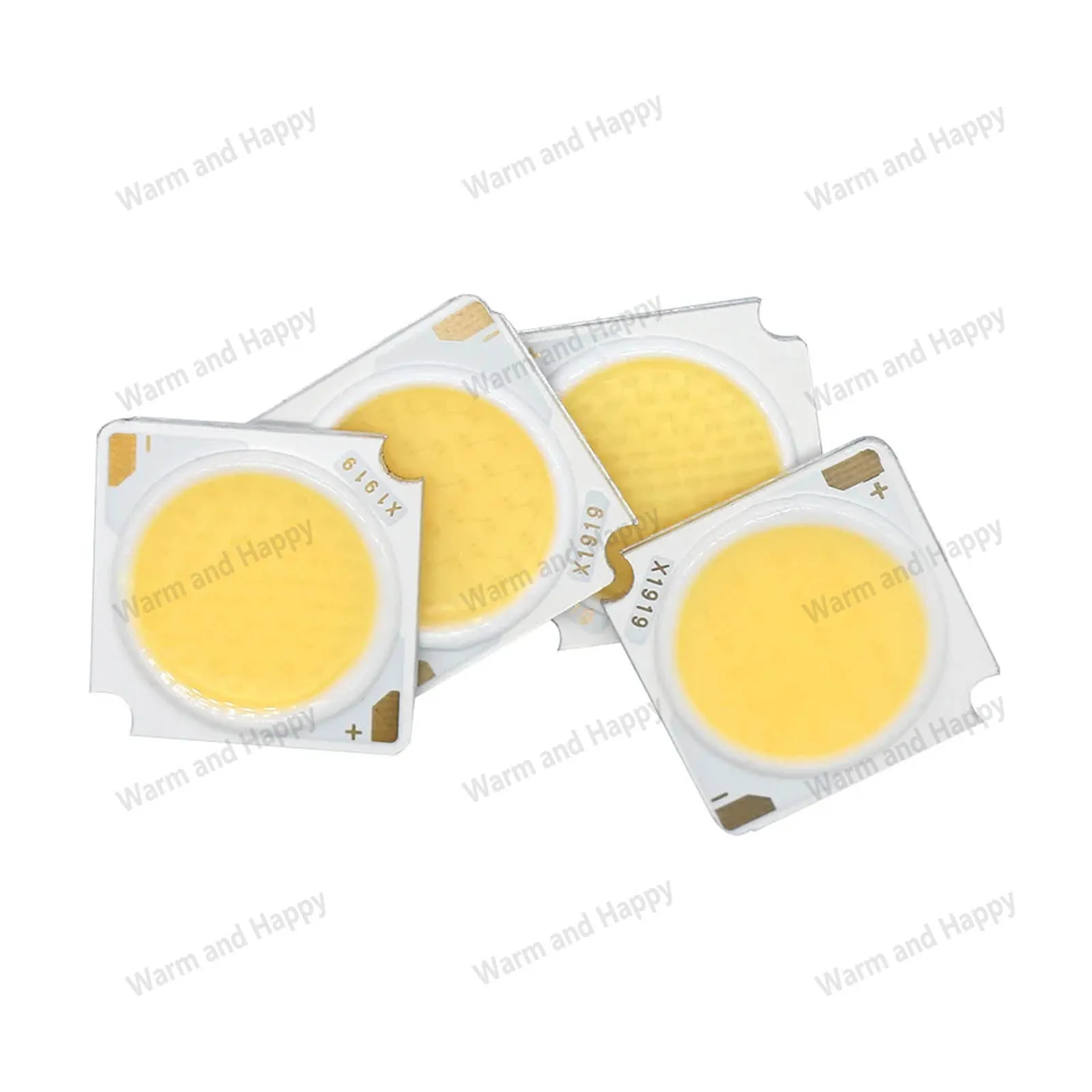 10W 20W 30W 40W 50W 10pcs LED COB LED Light-Emitting Diode Bridgelux Bead DC30-33V 19*19mm For Spotlight Downlight Light Source