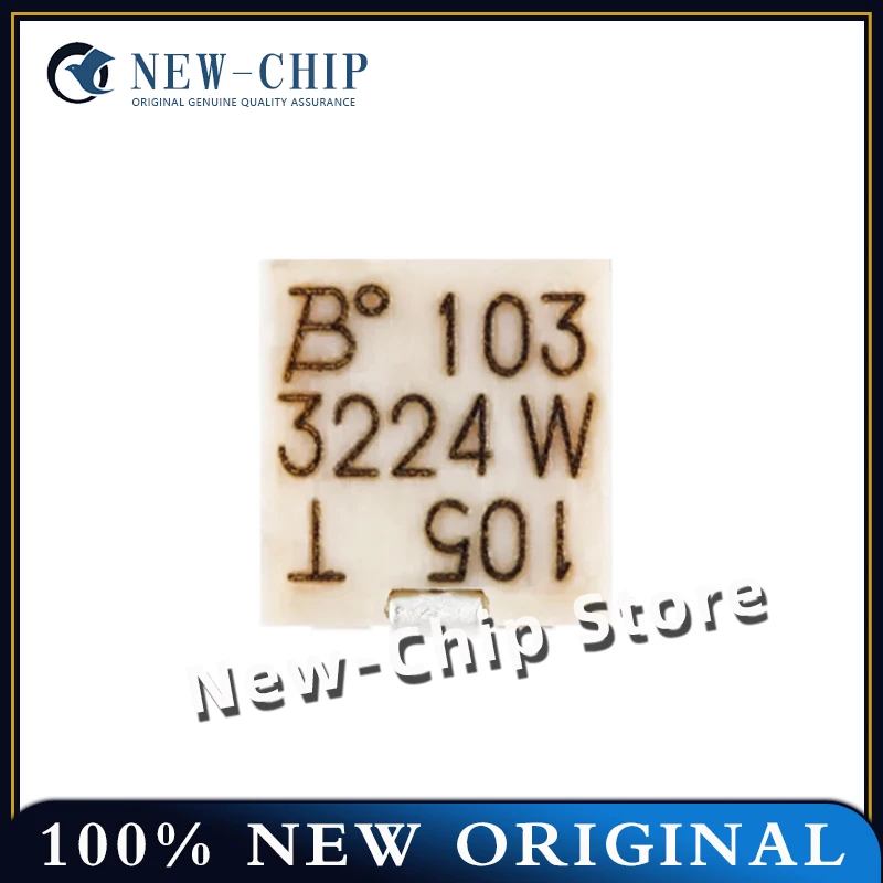 Original 3224W-1-103E 10K 3224W, novo, 5pcs a 100pcs por lote