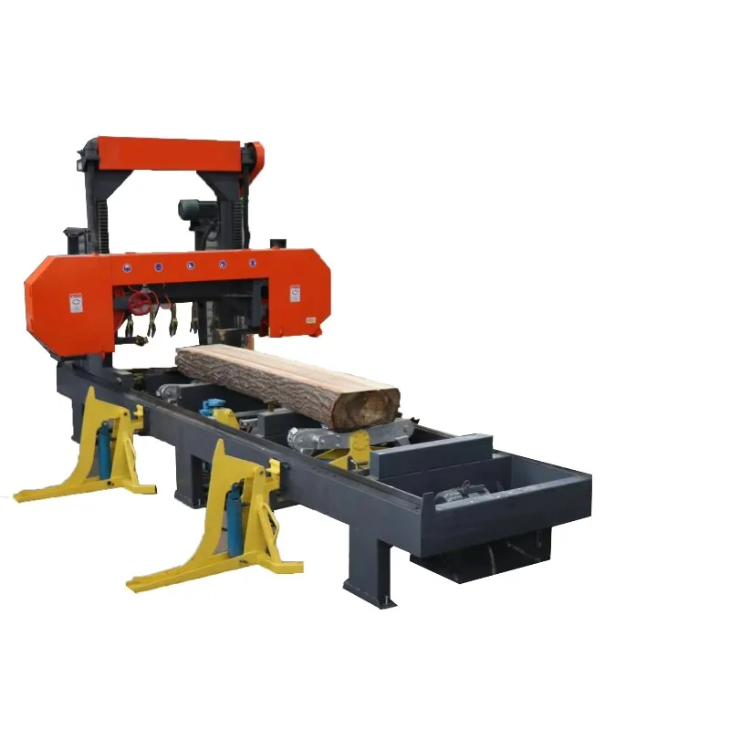 Cheap Horizontal Bandsaw Mill Log Saw Machine Wood Band Saw Heavy Duty Wood Band Saw Machine Wood Cutting Machine