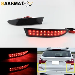 2PCS Red LED Rear Bumper Reflector Tail Light Assembly For BMW X3 F25 xDrive 20i 28i 2014 2015 2016 2017 63257352209 63257352210