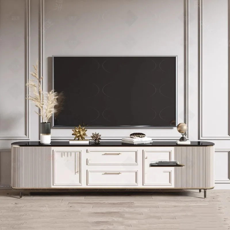 zp-Modern Classic Tv Stand Trendy French Premium Luxury Tv Stand Unique Minimalist Mobiletto Porta Tv Living Room Furniture*