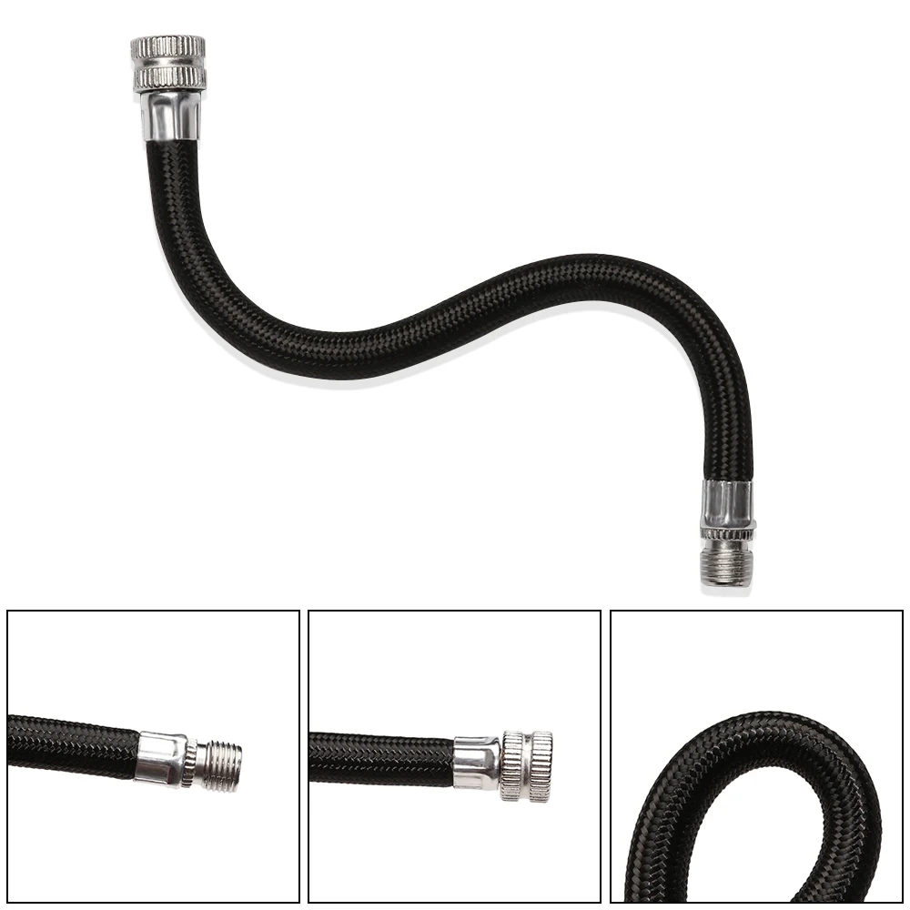 1/2PCS A/V Needle Valve Portable Pumping Service Parts Bike Hose Adapter Pump Extension Hose Tube Pipe Cord Bicycle Pumps