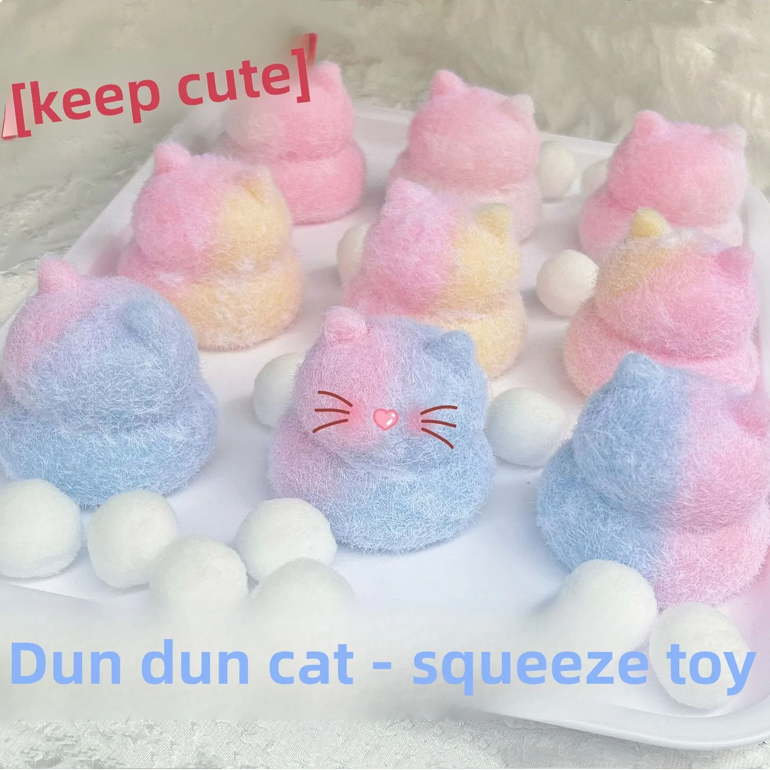 Large Plush Cat Paw Squishy Toy Stress Relief Toast Squeeze Toy Soft Decompression Gift