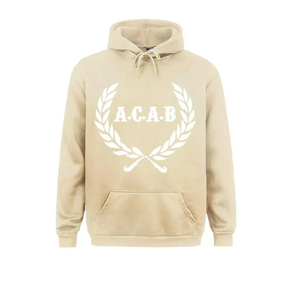 Mens Acab Pullover Hoodie A C A B Football Acab Soccer Hoodie Men Print Pullover Hoodie Cotton Funny Beach Kawaii Clothes